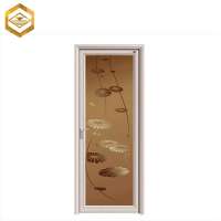 Aluminum Frame White Modern Safety Indian Single Door Design Manufacture