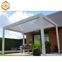 Hot sale modern white color deck aluminum pergola manufacture