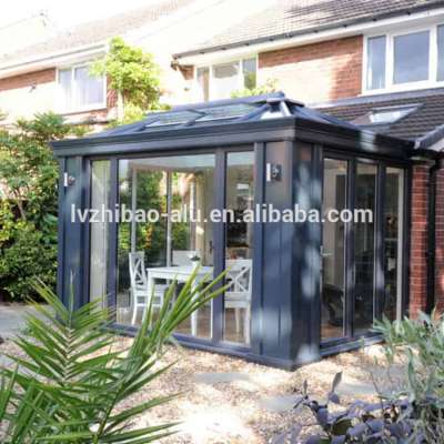 Exterior Outdoor Glass Winter Garden Room Greenhouse System 8x8 Sunroom,Winter Garden In Glass