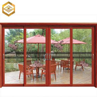 Insulated Glass Slide Aluminum Door Drawing Manufacture