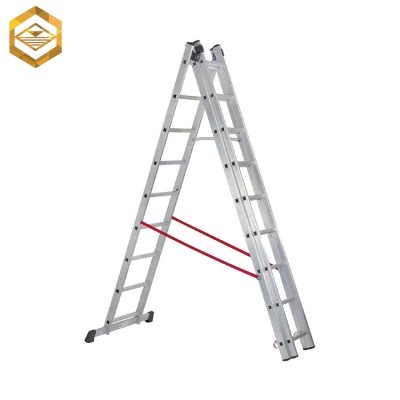 Triple vertical fruit section aluminum ladder