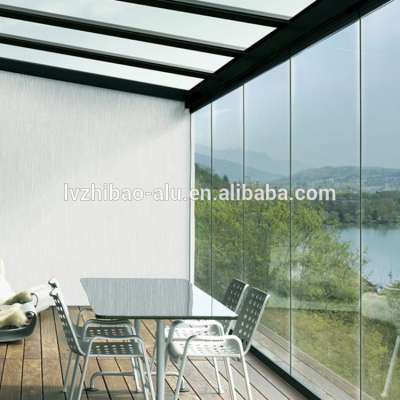 Glass Mini Traditional Retractable Conservatory Greenhouse Roof Kit